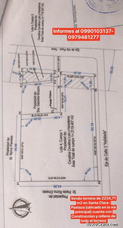 venta de terreno, incluye construccion de Paradero