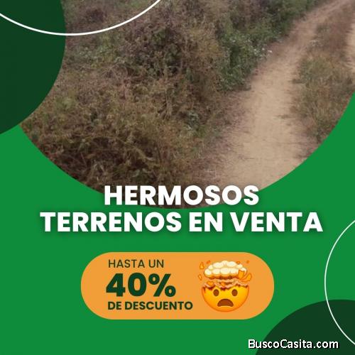 Se venden hermosos terrenos en el km 61,5 via la costa de 1000m2 aprox. con un 40% de descuento