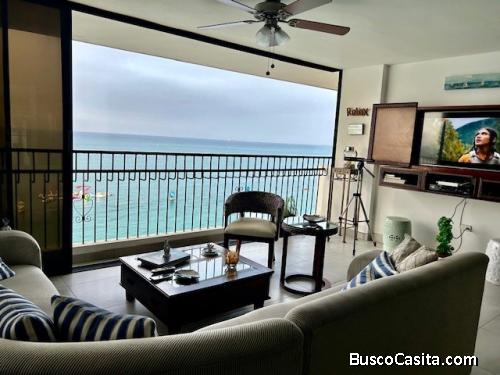 DEPARTAMENTO AMOBLADO EN VENTAALQUILER UBICADO EN MALECON SALINAS