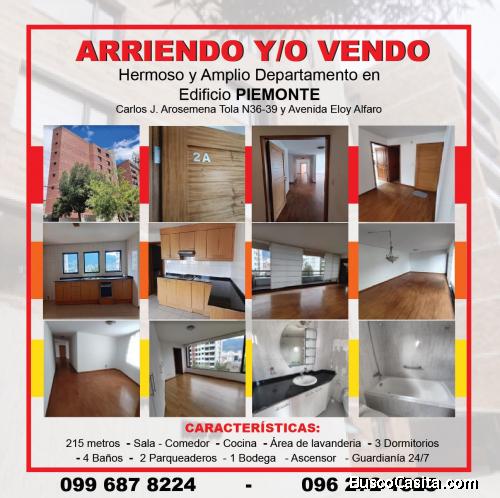 EN VENTA HERMOSO Y AMPLIO DEPARTAMENTO DE LUJO EN EXCLUSIVO SECTOR DE LA CIUDAD