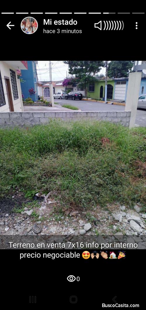 Vendo terreno en la Urb. Geranios I 