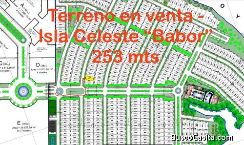 ESPECTACULAR TERRENO EN VENTA ISLA CELESTE