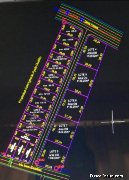 VENDO D OPORTUNIDAD LOTE DE 400 M. PLANO, DENTRO DE LOTIZACION, A 7 MINUTOS DEL PARQUE CIUDAD BLANCA