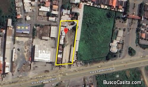 Terreno via Samborondon en venta