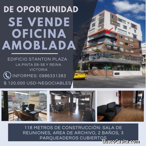 VENTA DE OFICINA AMOBLADA