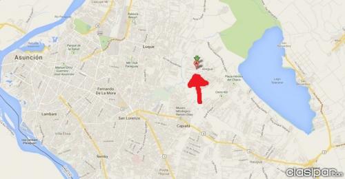 Terreno de 1 hectárea en Valle Pucú zona de Areguá