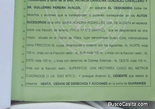 Villeta. Vendo propiedad