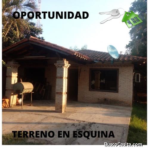 Terreno en esquina.VENDO muy serca de asuncion