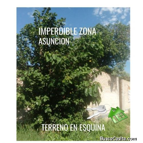 Terreno en esquina. Asuncion. VENDO