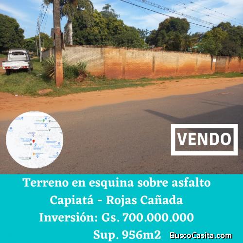TERRENO EN ESQUINA- CAPIATA