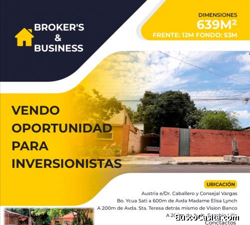 OPORTUNIDAD! Terreno en Asunción 