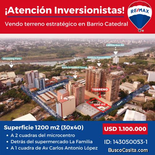 Vendo terreno en estratégica ubicación