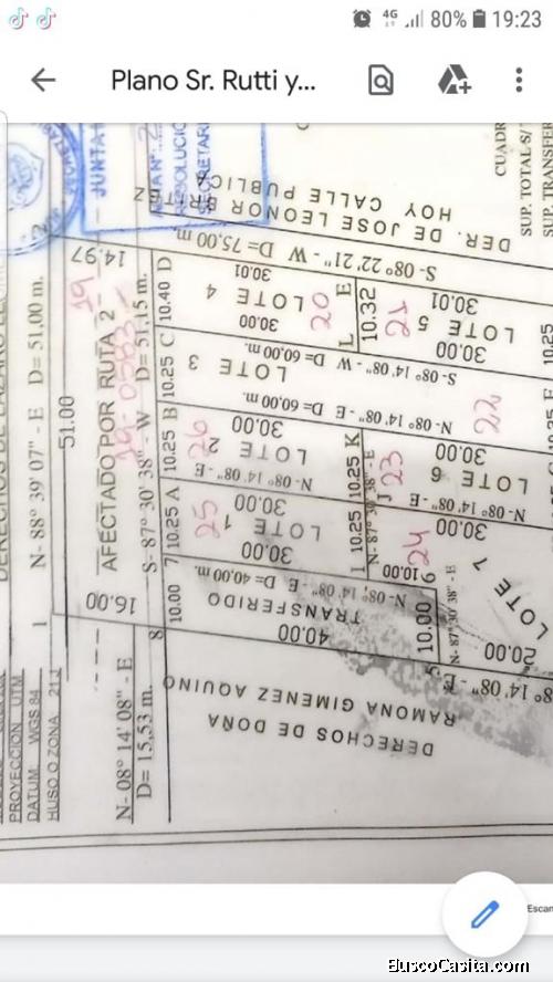 Venfo terreno excelente ubicavion