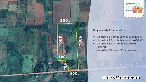Propiedad de 9 Hectareas