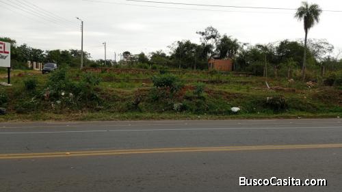 VENDO 2 TERRENOS JUNTOS SOBRE LA RUTA LUQUE-SAMBER