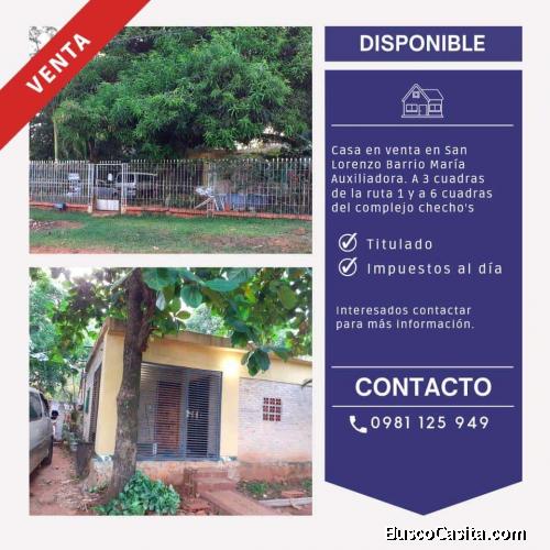 Casa en venta 