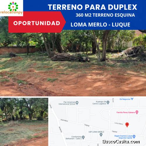 Terreno en Loma Merlo, Luque
