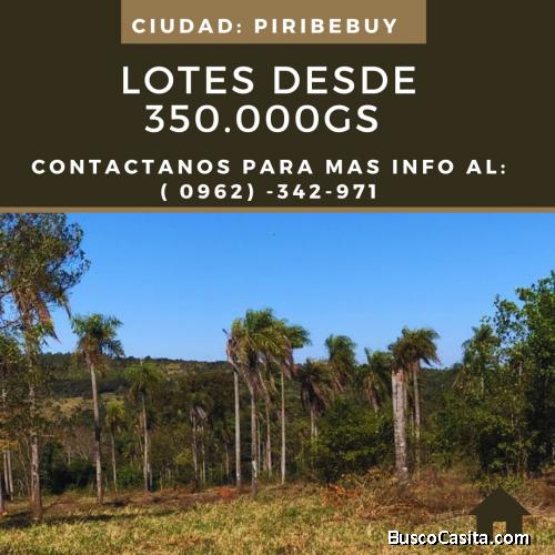 VENTA DE TERRENO EN PIRIBEBUY 