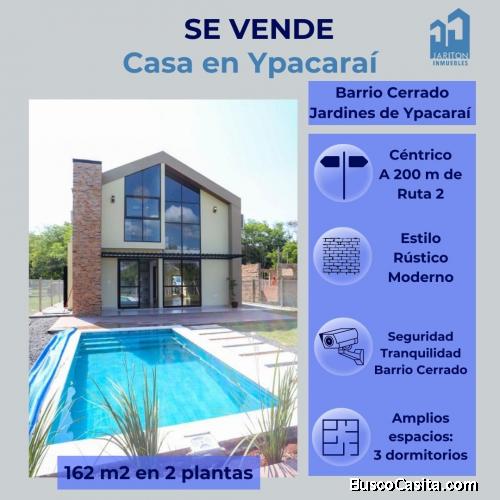 Casa en Ypacarai, en barrio cerrado centrico