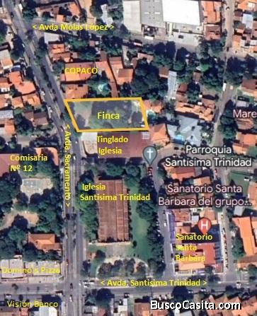 LOTE (EN TRINIDAD, ASUNCIÓN, PARAGUAY) PARA GRANDES EMPRENDIMIENTOS