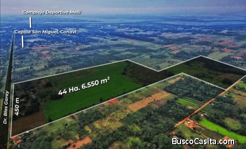 Campo rural en Santa Rosa del Mbutuy 44 hectáreas