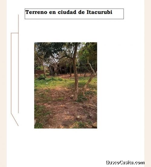 Terreno en ciudad de Itacurubi a pocas cuadras de la ruta principal 