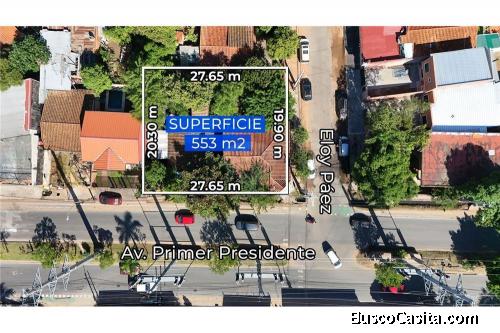 $370000 Terreno 20x27 en Esquina Bo Salvador del Mundo sobre 1° Presidente y Eloy Paez