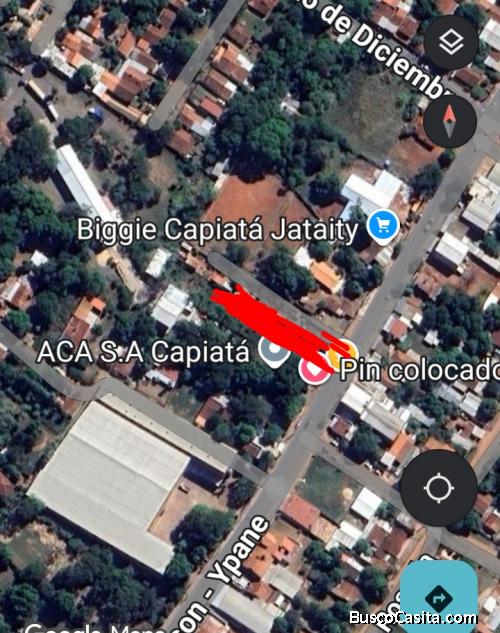 Terreno Comercial Vendo 1.500 m2 sobre Ruta Capiata Thompson