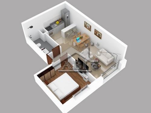 A ESTRENAR: Planta baja al frente de 1 dormitorio en CENTRO SUR - AP 291