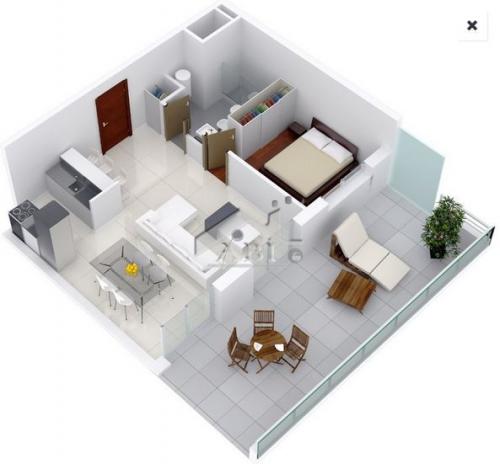 PENTHOUSE de un dormitorio a estrenar en Centro Sur - AP 305 AL