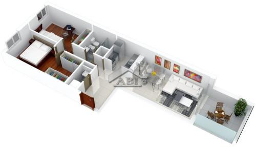 Apartamento de dos dormitorios a estrenar en Centro Sur - AP 306 AL