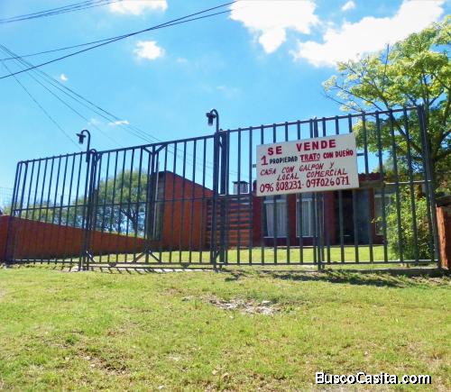 EN VENTA CASA CON LOCAL COMERCIAL IMPECABLE