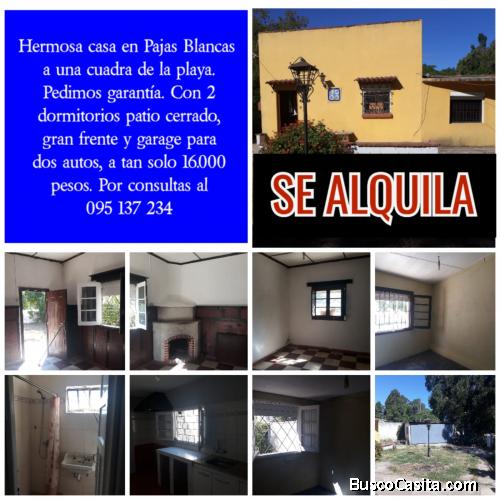 Se Alquila Casa en Pajas Blancas