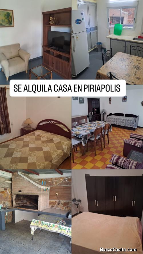 SE  ALQUILA CASA EN PIRIAPOLIS
