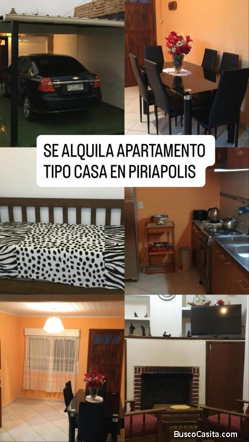 SE ALQUILA CASA TIPO APARTAMENTO EN PIRIAPOLIS