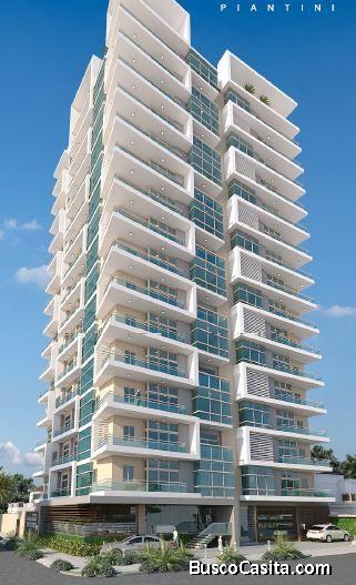 Apartamento en venta en lujosa torre de Piantini de 2 habitaciones