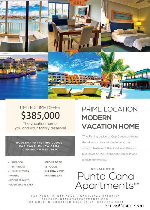 Precioso apartamento amueblado en Punta Cana