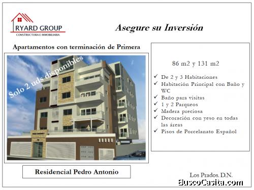 APARTAMENTOS DE 2 Y 3 HABITACIONES