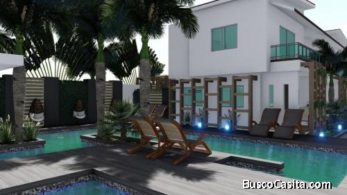 Casas de 1 y 2 dormitorios Próximo a Downtown Mall Punta Cana en COSTA BAVARO