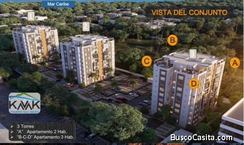 Proyecto de 1, 2 o 3 Habitaciones en Santo Domingo Oriental