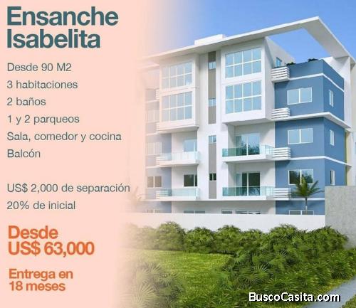 Venta de Apartamento, Ensanche Isabelita.