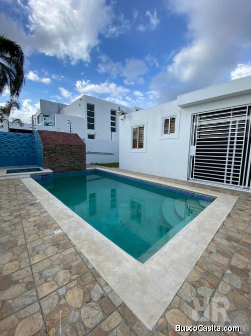 CASA CON PISCINA DE VENTA EN SANTIAGO DE LOS CABALLEROS