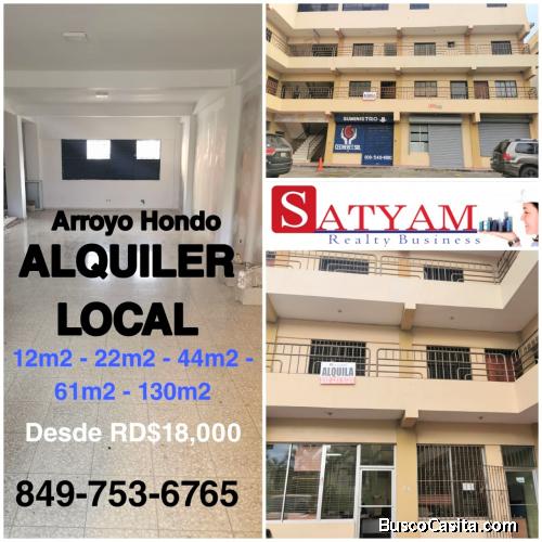 ALQUILER LOCAL COMERCIAL. ARROYO HONDO en República Dominicana