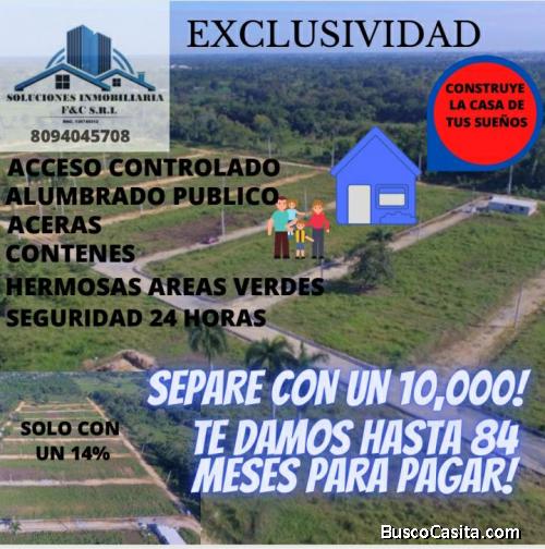 Te vendo tu solar par que construya la casa de tus sueños