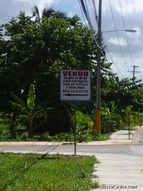 VENDO 500 METROS DE TERRENOS EN EL CORTECITO - PUNTA CANA.