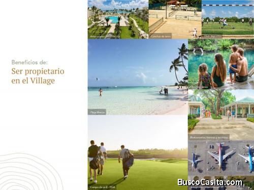 Condos de lujo en plano en el village de Punta Cana