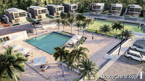 Bávaro, villas modernas desde 95k