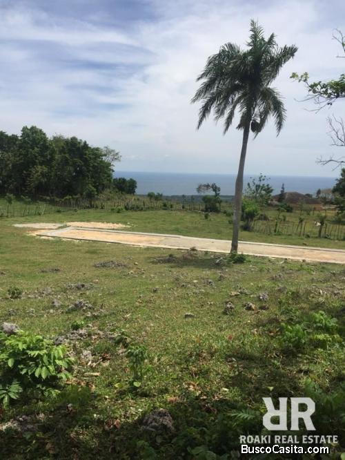 SOLARES DE VENTA CON VISTA AL MAR EN CABRERA