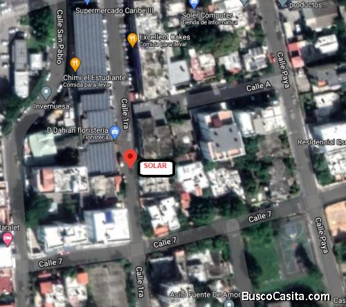 Solar 392 M2 Para La Construccion De Apartamentos, Urb. Trop