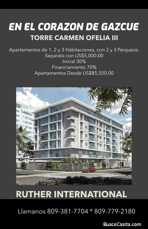 Apartamentos en Venta en Gazcue Santo Domingo. D.N